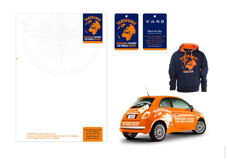 portfolio van werk voor Van Orange Company bv